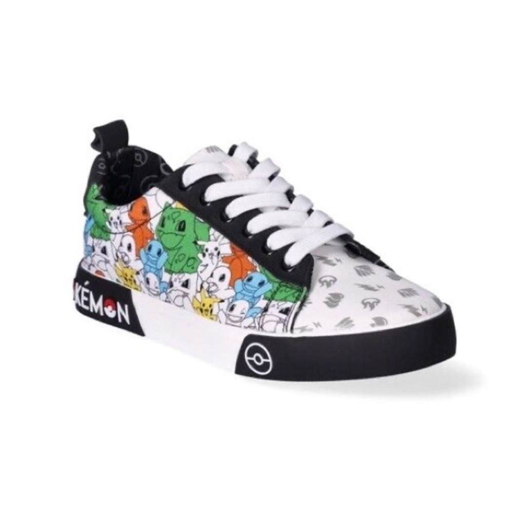 Ground Up Men’s Pokemon Lace Up Low Top Canvas Sneaker Shoes Size 10